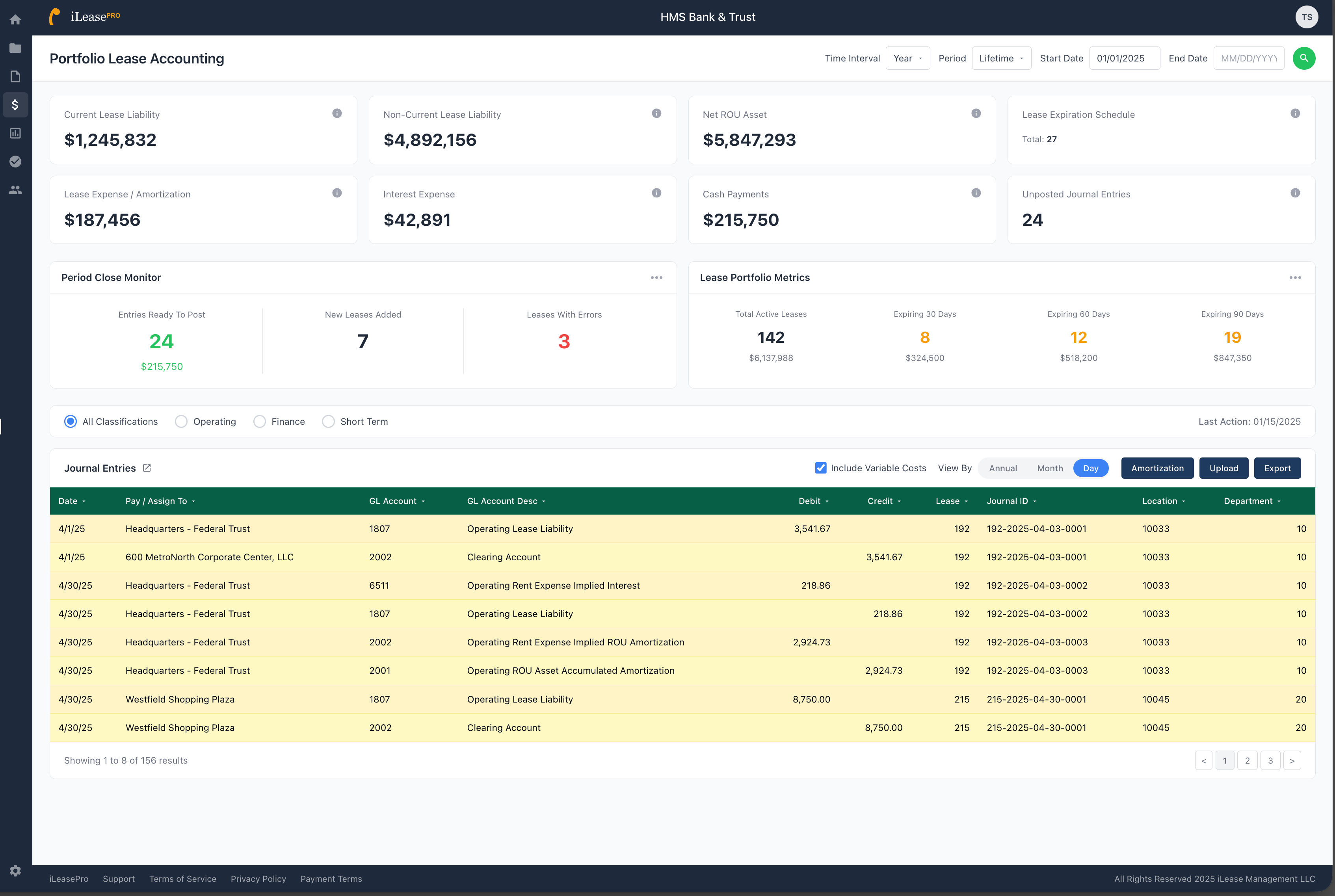 iLeasePro Portfolio Lease Accounting